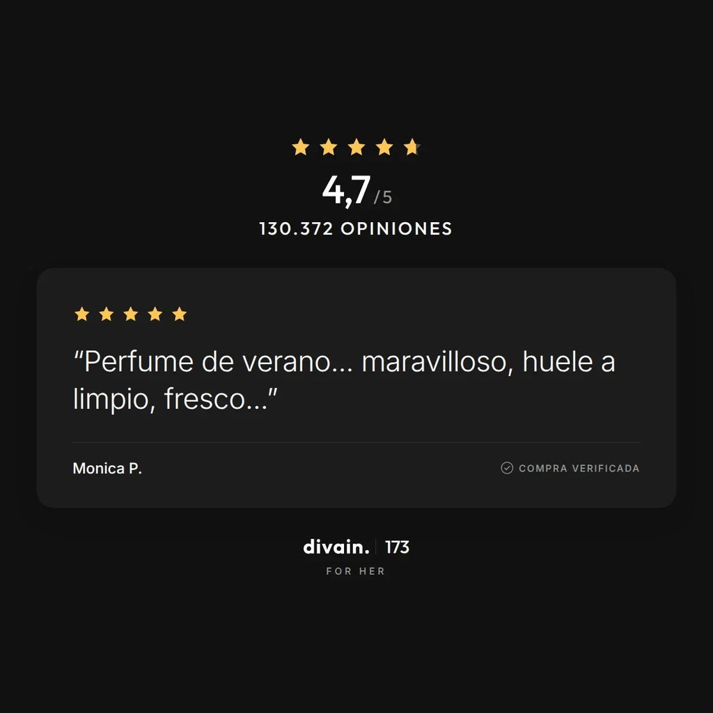 divain.173 - 4,7/5 sobre 130.372 opiniones