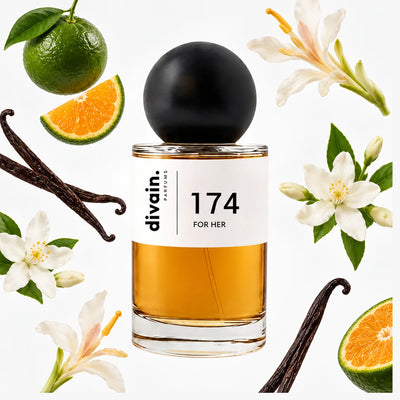 Pirámide olfativa perfume divain.174 | divain Parfums