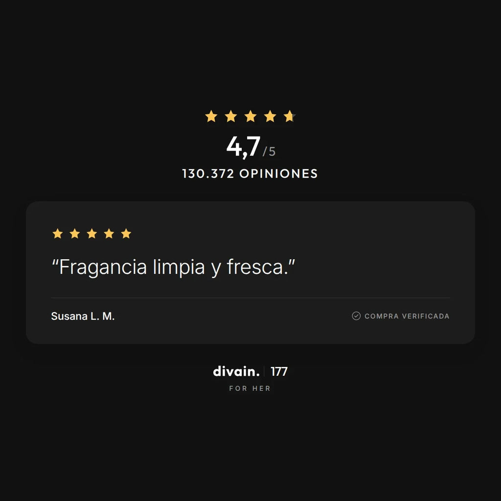 divain.177 - 4,7/5 sobre 130.372 opiniones