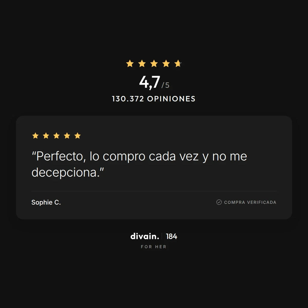 divain.184 - 4,7/5 sobre 130.372 opiniones