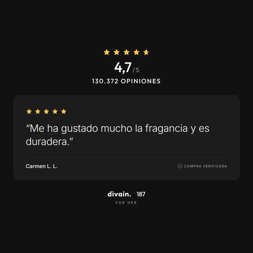 divain.187 - 4,7/5 sobre 130.372 opiniones