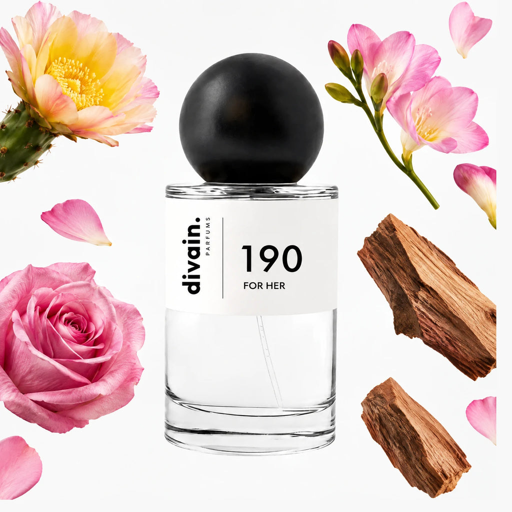 Pirámide olfativa perfume divain.190 | divain Parfums