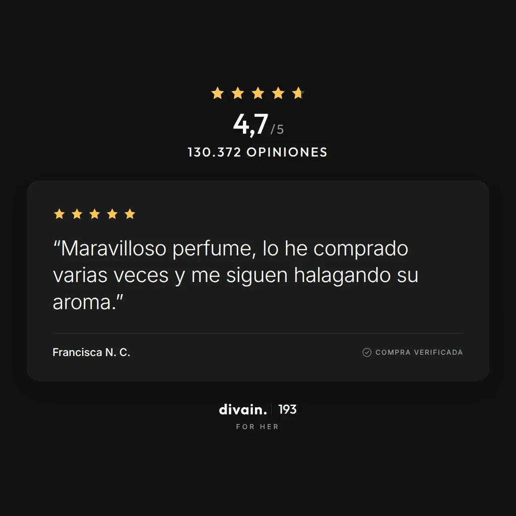 divain.193 - 4,7/5 sobre 130.372 opiniones