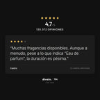 divain.194 - 4,7/5 sobre 130.372 opiniones