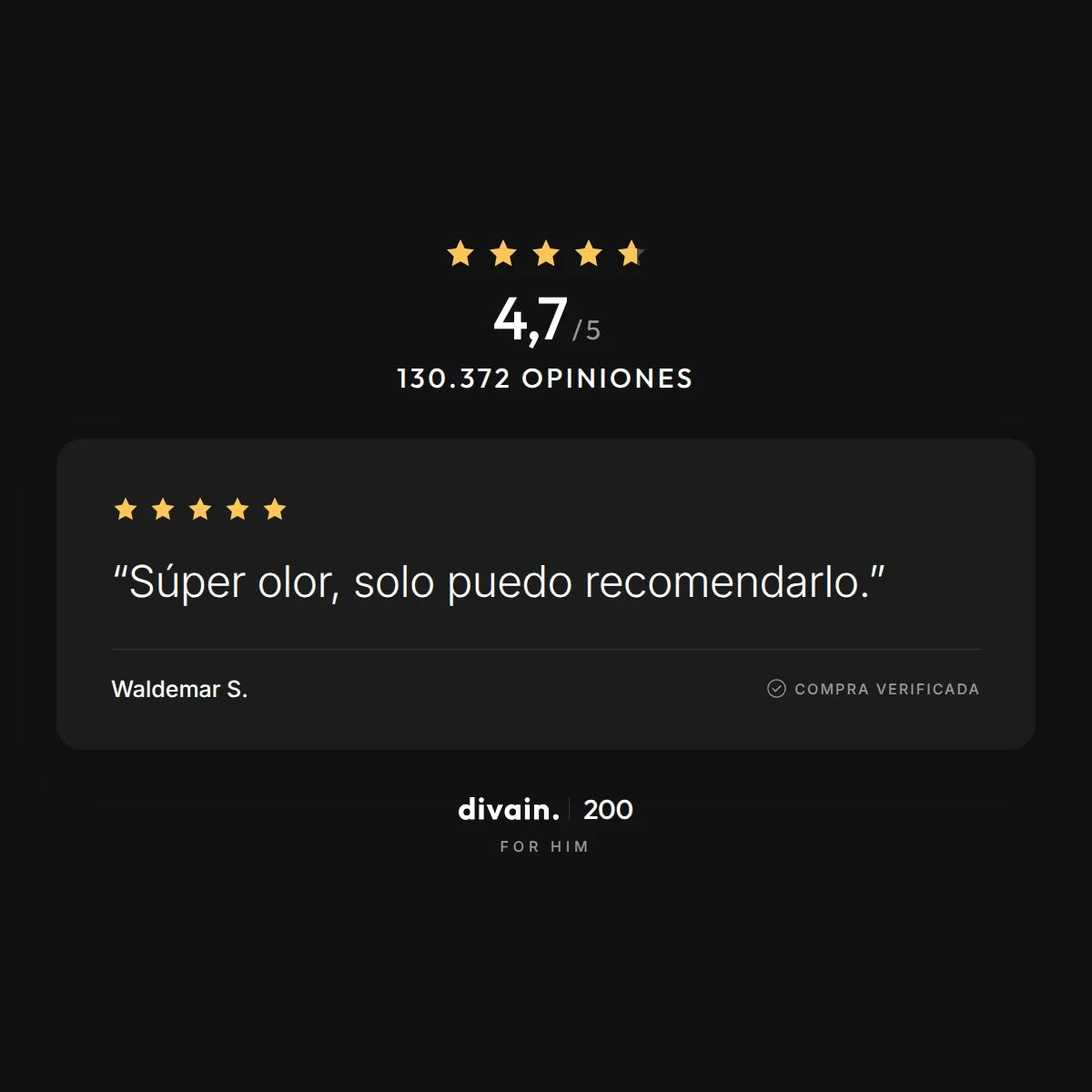 divain.200 - 4,7/5 sobre 130.372 opiniones