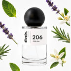 Pirámide olfativa perfume divain.206 | divain Parfums