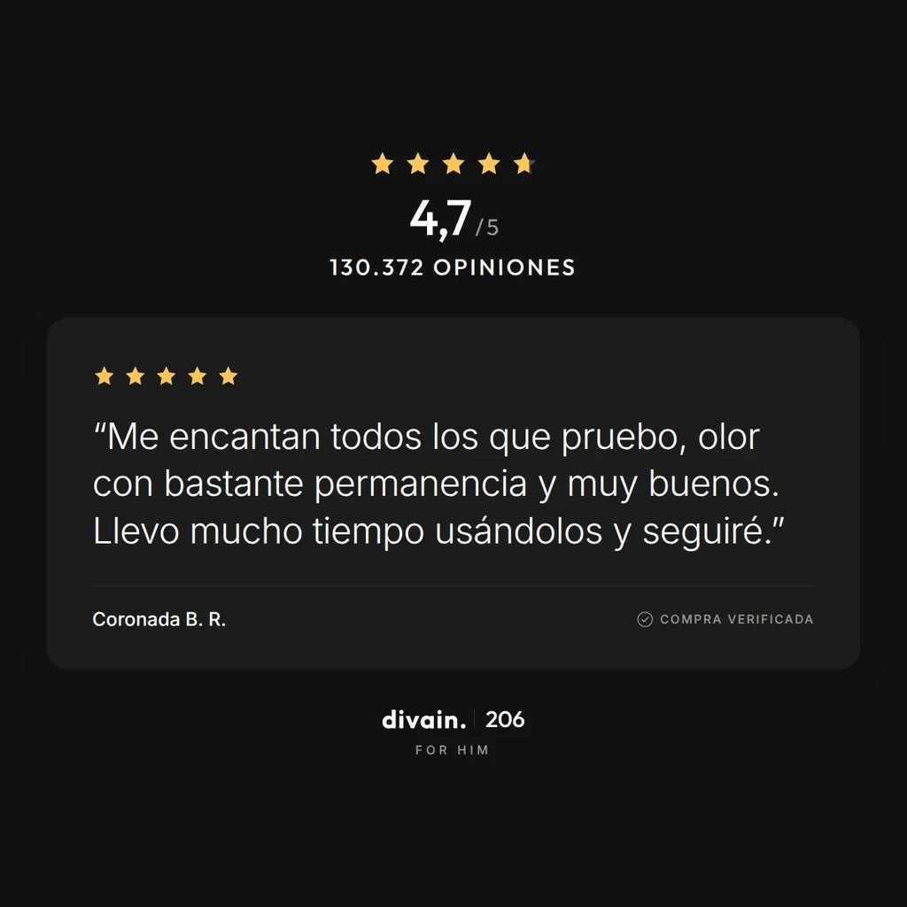 divain.206 - 4,7/5 sobre 130.372 opiniones