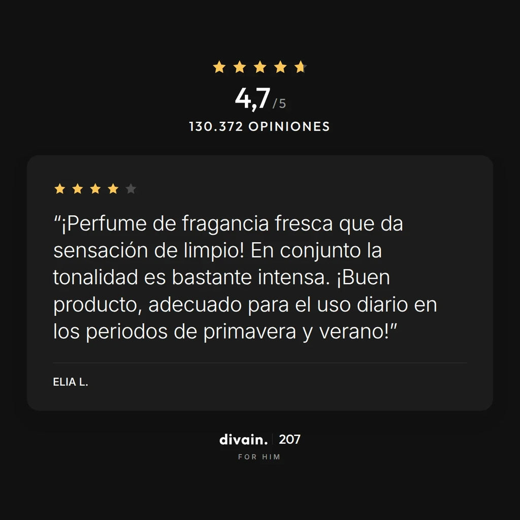 divain.207 - 4,7/5 sobre 130.372 opiniones