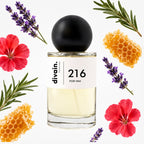 Pirámide olfativa perfume divain.216 | divain Parfums