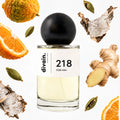 Pirámide olfativa perfume divain.218 | divain Parfums