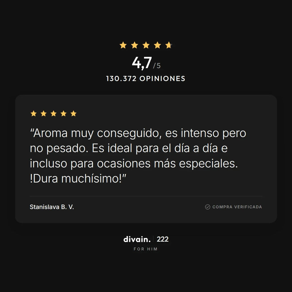 divain.222 - 4,7/5 sobre 130.372 opiniones