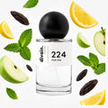 Pirámide olfativa perfume divain.224 | divain Parfums