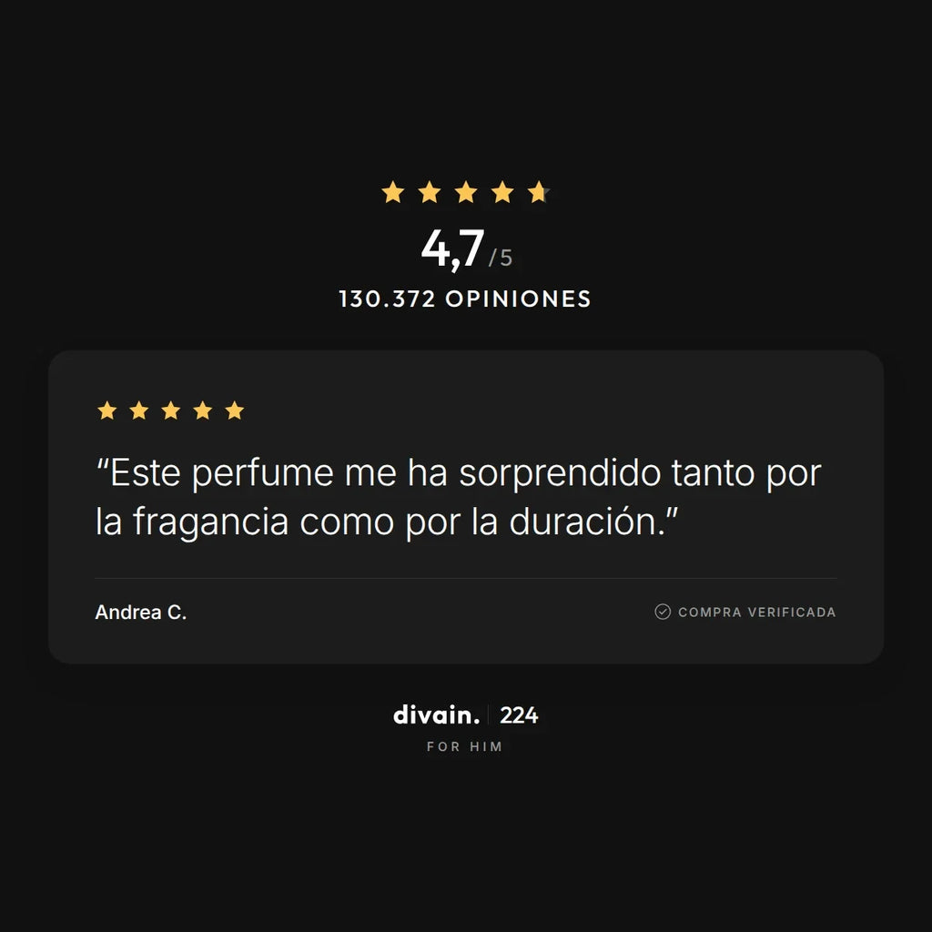 divain.224 - 4,7/5 sobre 130.372 opiniones