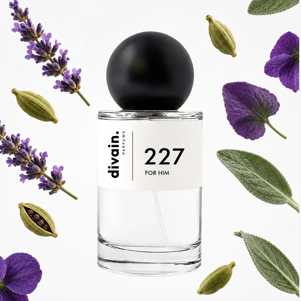 Pirámide olfativa perfume divain.227 | divain Parfums