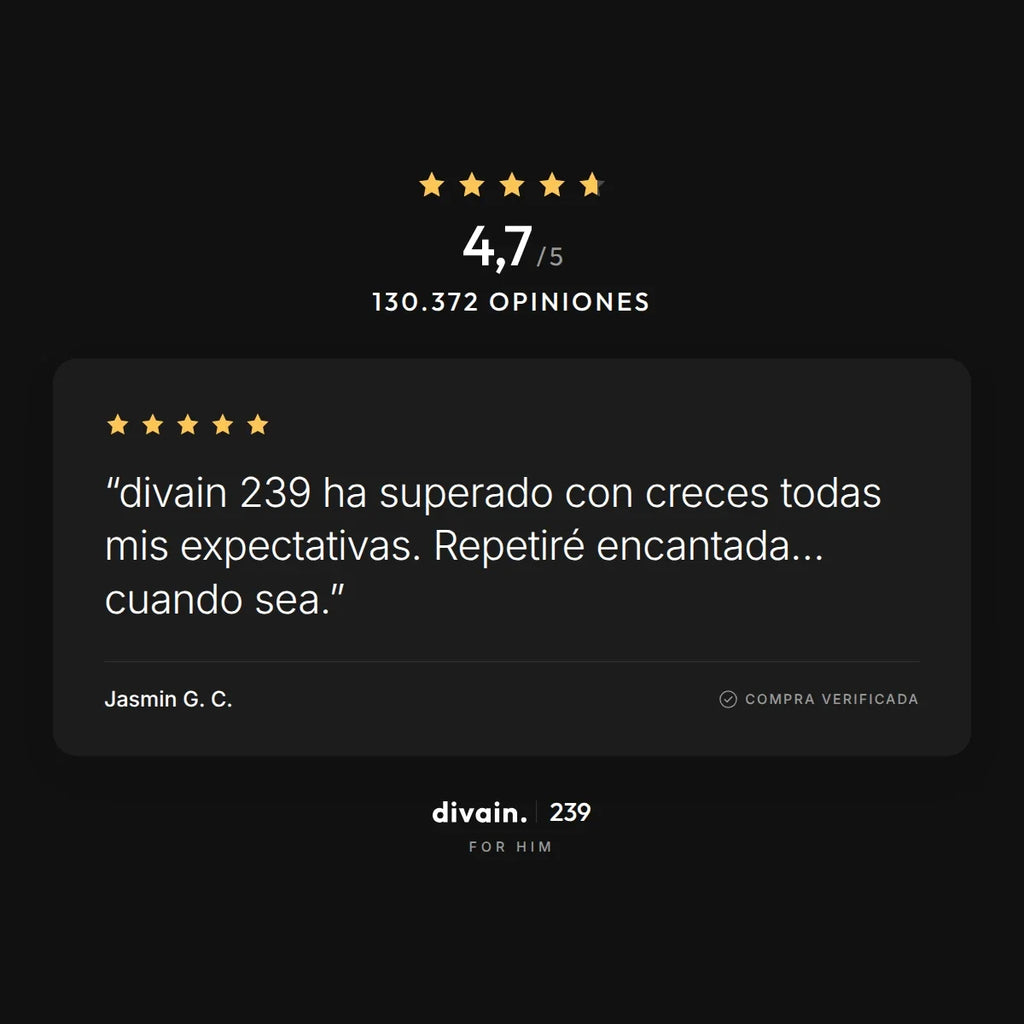 divain.239 - 4,7/5 sobre 130.372 opiniones