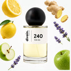 Pirámide olfativa perfume divain.240 | divain Parfums