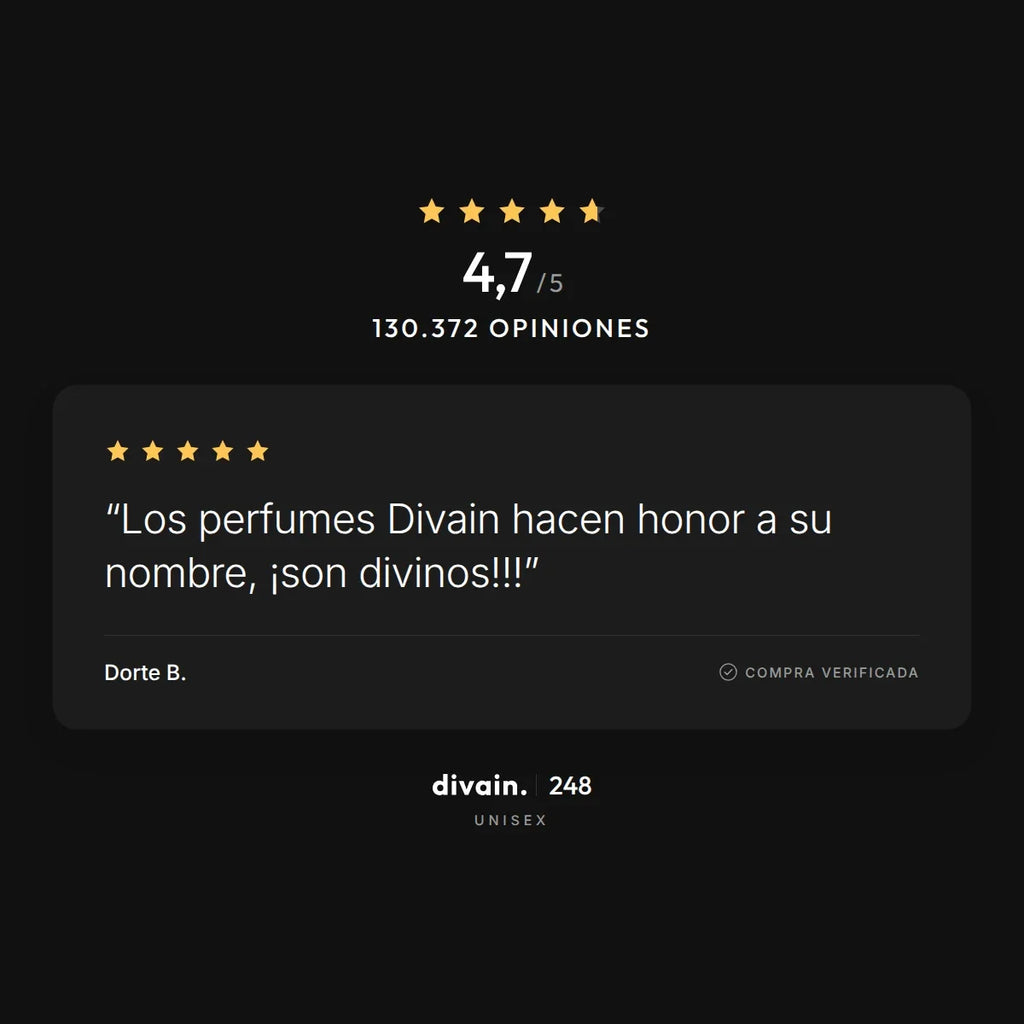 divain.248 - 4,7/5 sobre 130.372 opiniones
