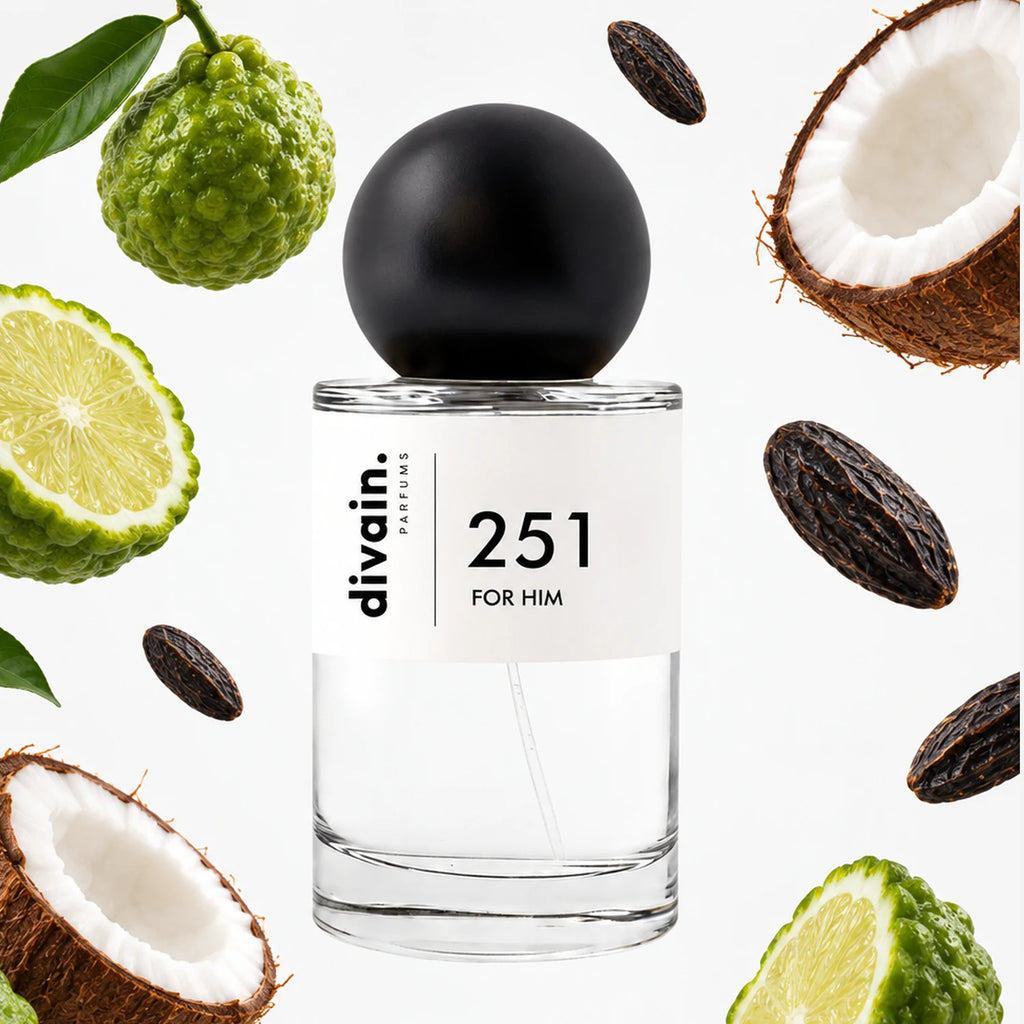 Pirámide olfativa perfume divain.251 | divain Parfums