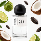 Pirámide olfativa perfume divain.251 | divain Parfums