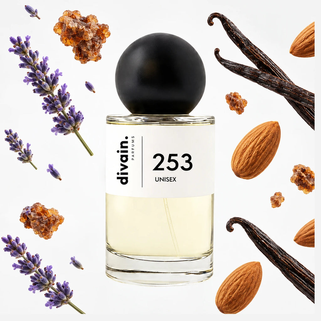 Pirámide olfativa perfume divain.253 | divain Parfums