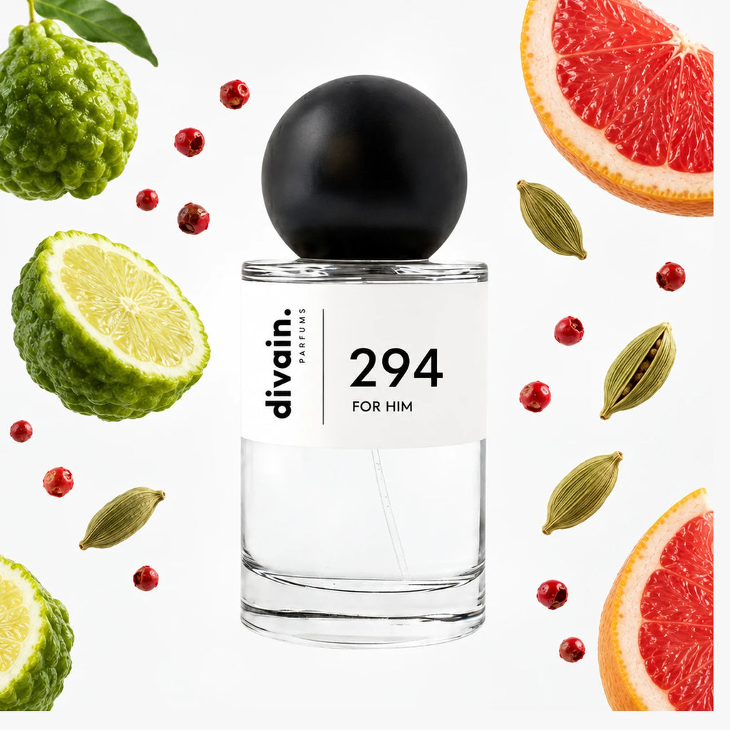 Pirámide olfativa perfume divain.294 | divain Parfums