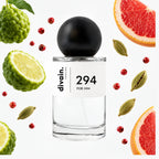 Pirámide olfativa perfume divain.294 | divain Parfums