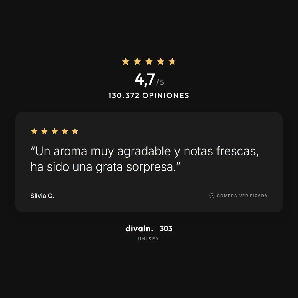 divain.303 - 4,7/5 sobre 130.372 opiniones