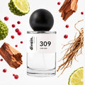 Pirámide olfativa perfume divain.309 | divain Parfums