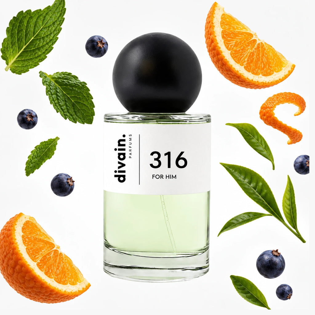 Pirámide olfativa perfume divain.316 | divain Parfums