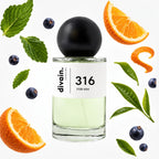 Pirámide olfativa perfume divain.316 | divain Parfums