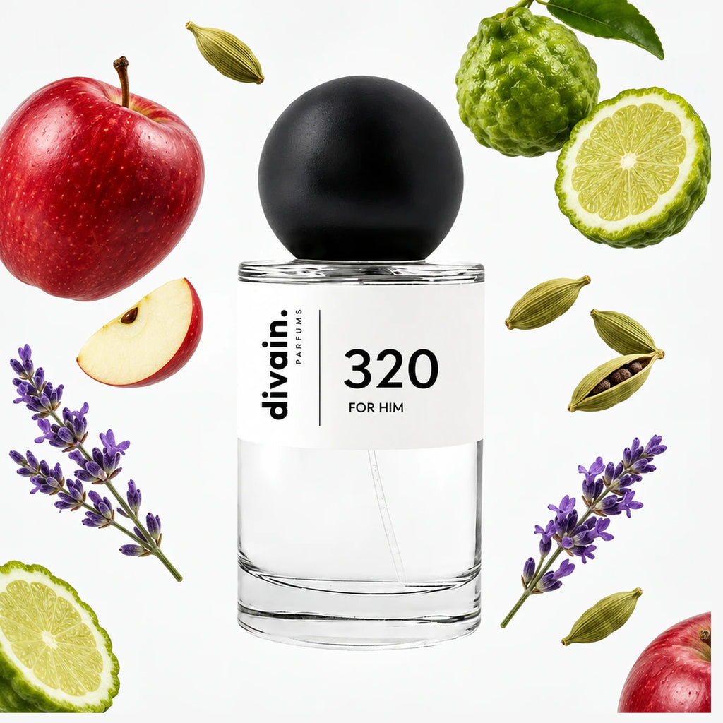 Pirámide olfativa perfume divain.320 | divain Parfums