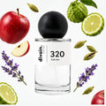 Pirámide olfativa perfume divain.320 | divain Parfums
