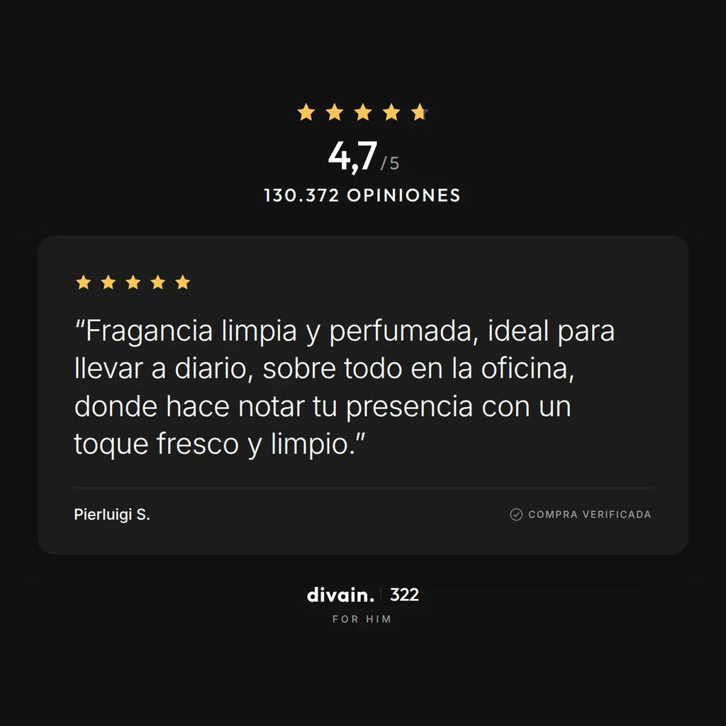 divain.322 - 4,7/5 sobre 130.372 opiniones