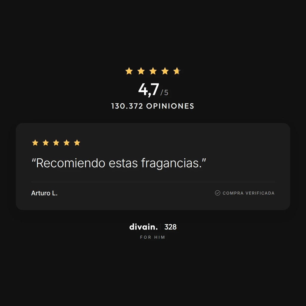 divain.328 - 4,7/5 sobre 130.372 opiniones
