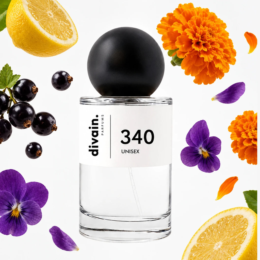 Pirámide olfativa perfume divain.340 | divain Parfums