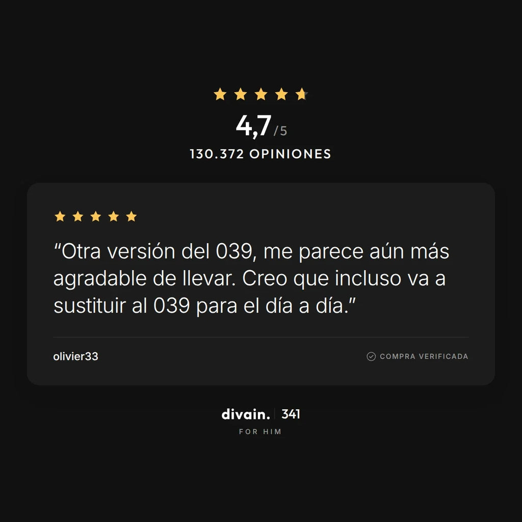 divain.341 - 4,7/5 sobre 130.372 opiniones