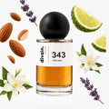 Pirámide olfativa perfume divain.343 | divain Parfums