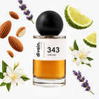 Pirámide olfativa perfume divain.343 | divain Parfums