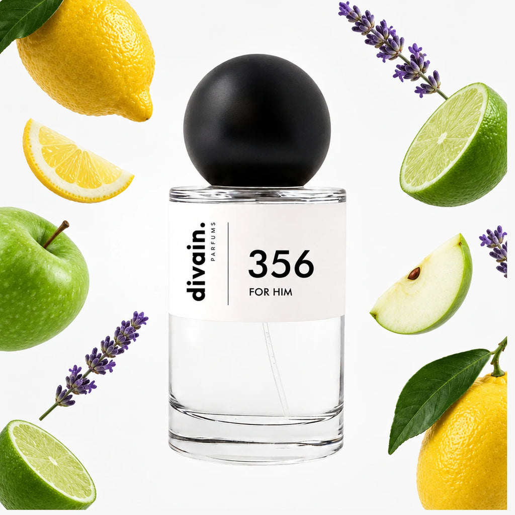 Pirámide olfativa perfume divain.356 | divain Parfums