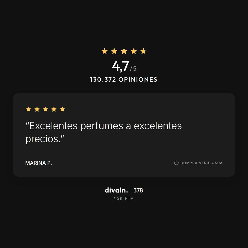 divain.378 - 4,7/5 sobre 130.372 opiniones