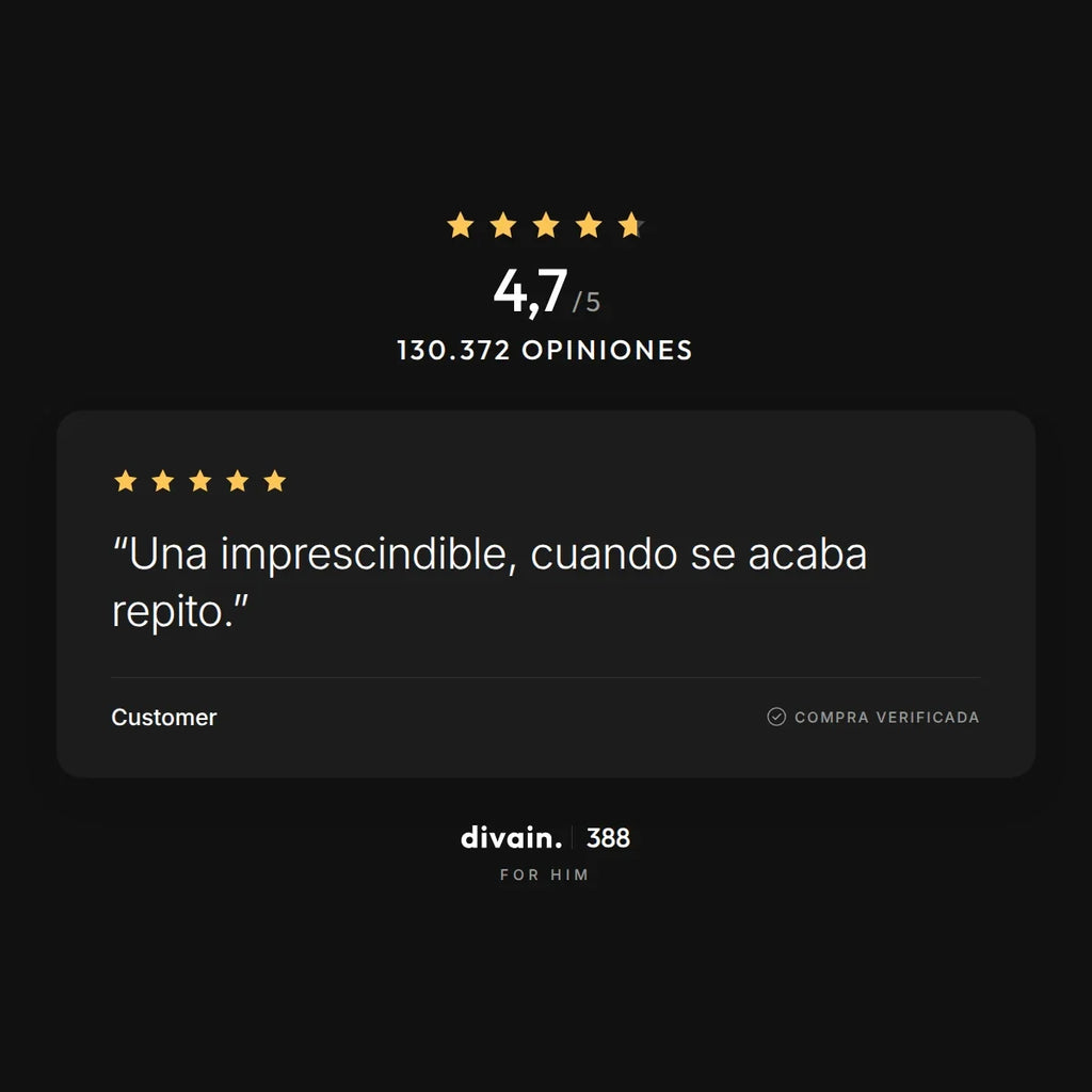 divain.388 - 4,7/5 sobre 130.372 opiniones