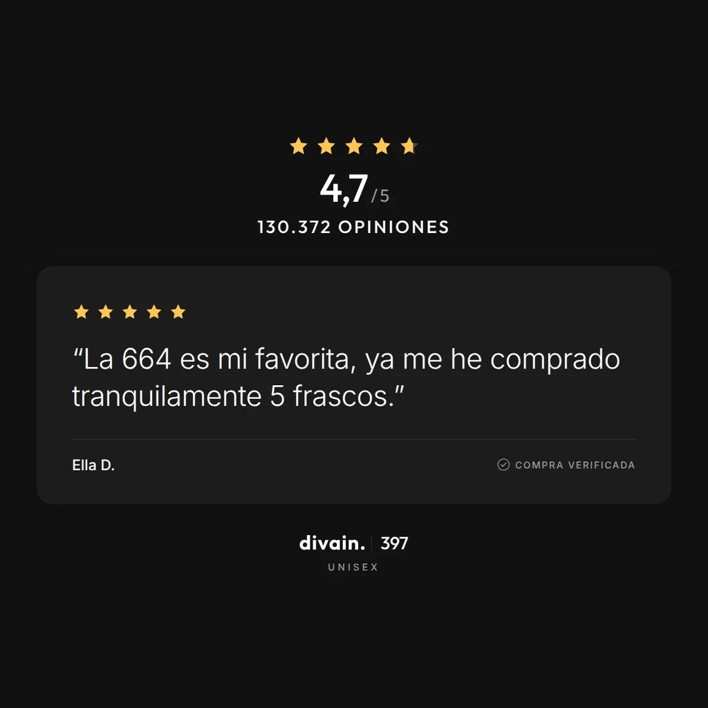divain.397 - 4,7/5 sobre 130.372 opiniones