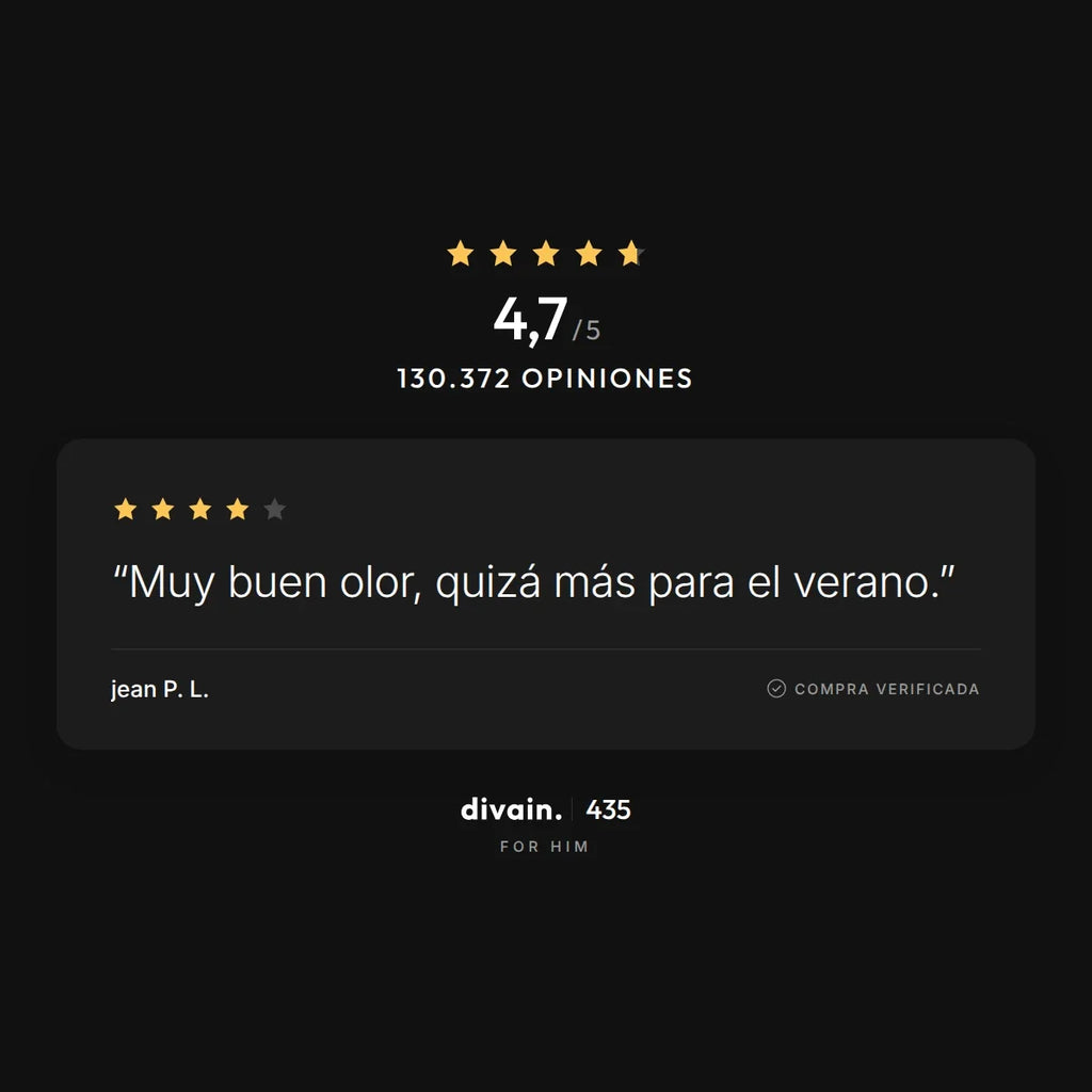 divain.435 - 4,7/5 sobre 130.372 opiniones