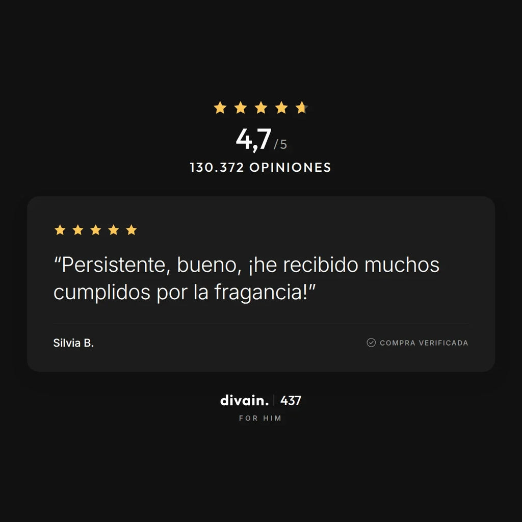 divain.437 - 4,7/5 sobre 130.372 opiniones