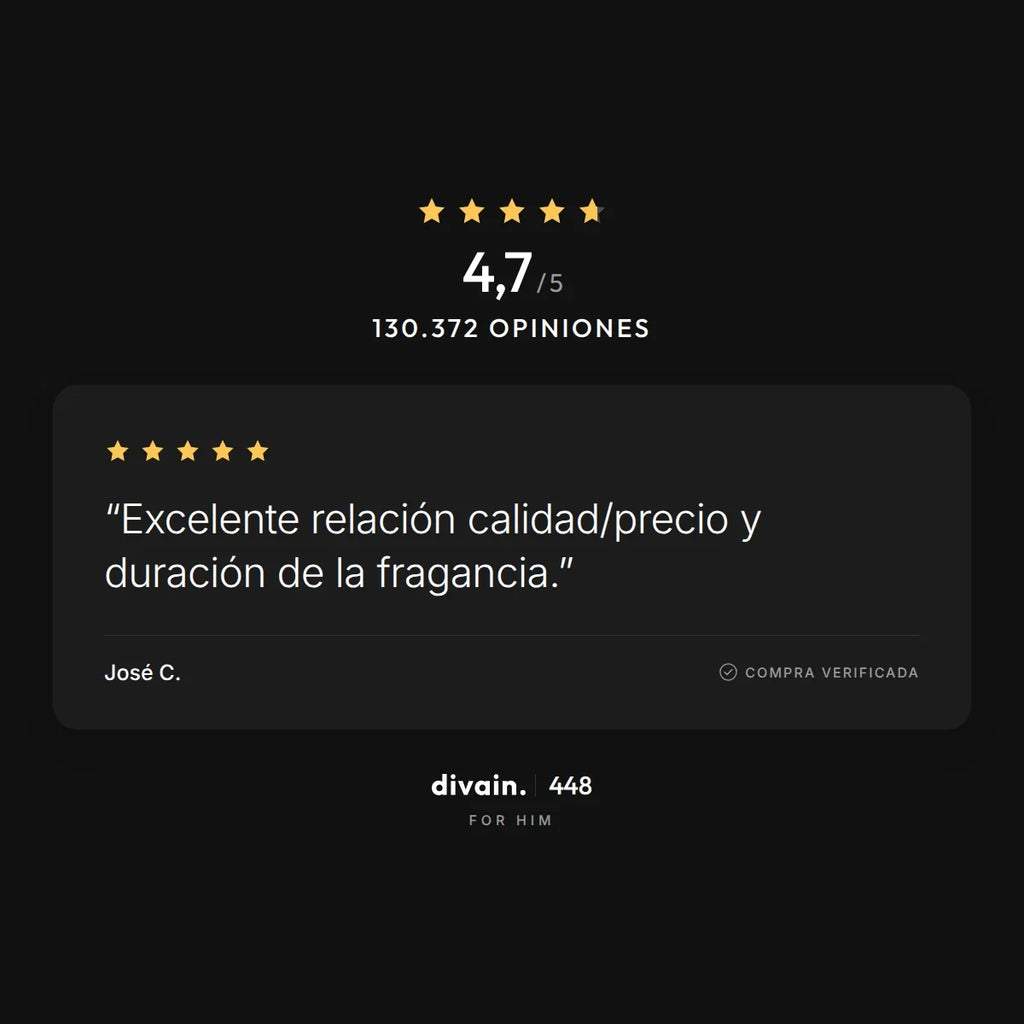 divain.448 - 4,7/5 sobre 130.372 opiniones
