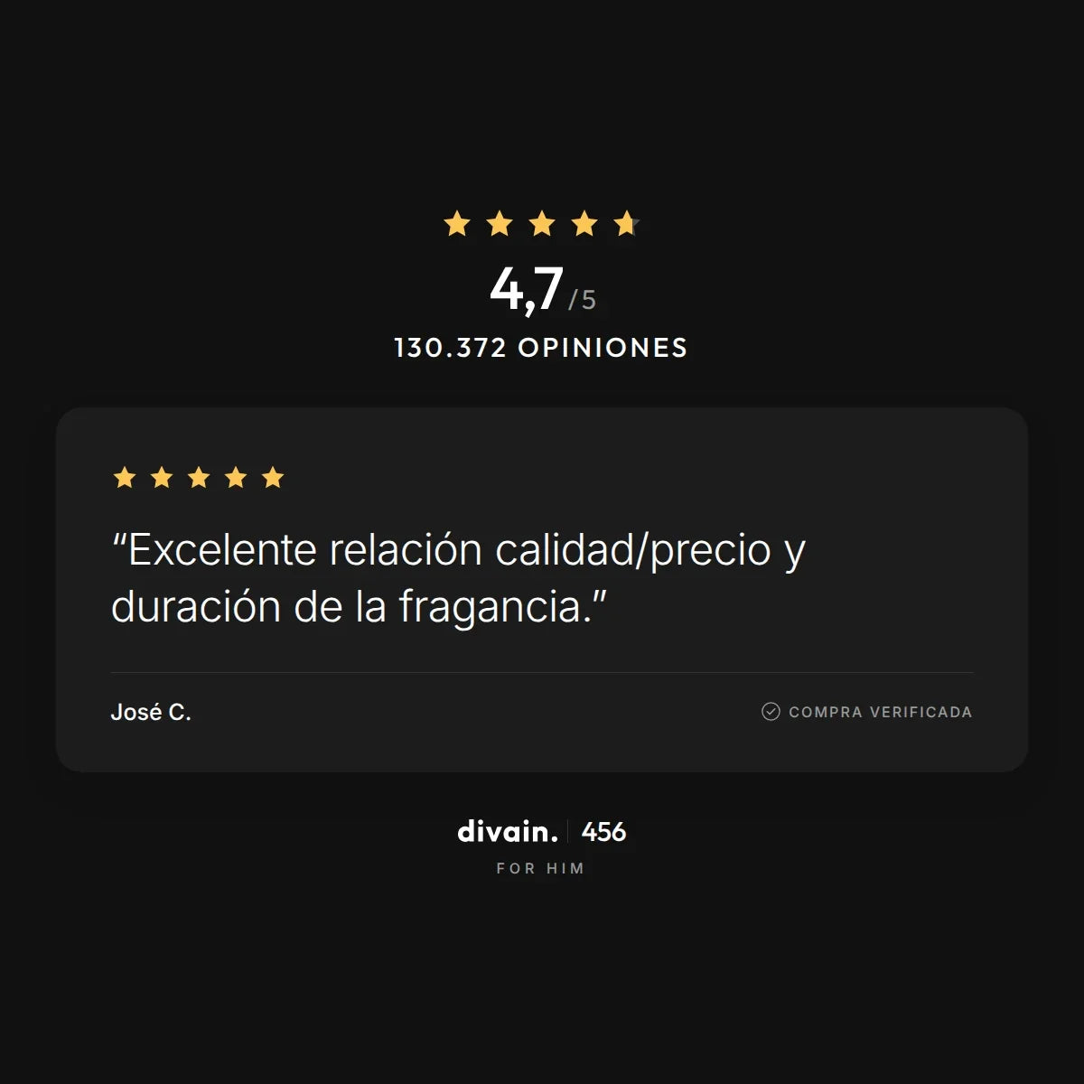 divain.456 - 4,7/5 sobre 130.372 opiniones