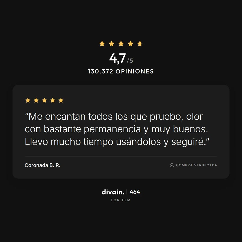 divain.464 - 4,7/5 sobre 130.372 opiniones