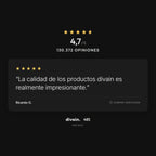 divain.485 - 4,7/5 sobre 130.372 opiniones
