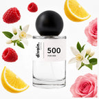 Pirámide olfativa perfume divain.500 | divain Parfums