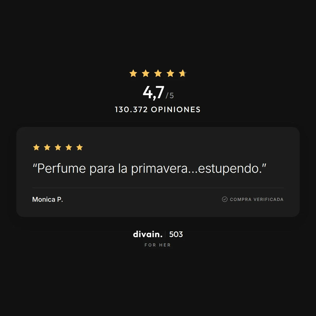divain.503 - 4,7/5 sobre 130.372 opiniones